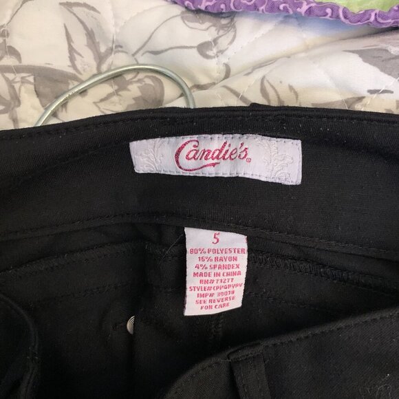 Candie's black jeggings - size 5 - Picture 3 of 7